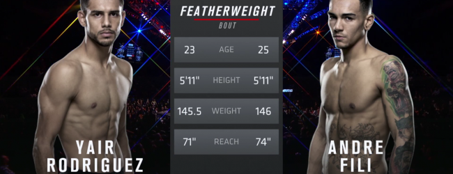 Video: UFN Salt Lake City Free Fight: Yair Rodriguez vs Andre Fili