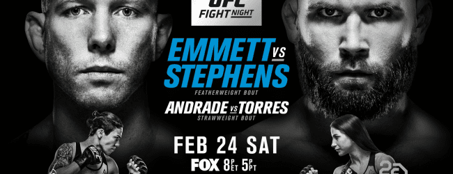 Uitslagen : UFC on FOX 28 Orlando : Emmett vs. Stephens