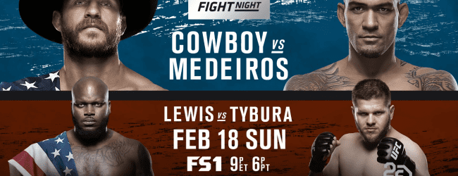 Uitslagen : UFN 126 Austin : Cowboy vs. Medeiros