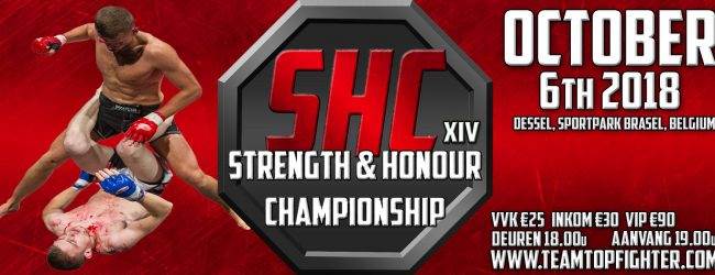 SHC kondigt drie titelgevechten aan voor SHC XIV in Oktober 2018