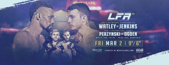Uitslagen : LFA 34 : Watley vs. Jenkins
