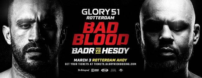 GLORY 51 Rotterdam: Live uitslagen