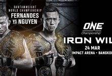 Uitslagen : ONE Championship 69 : Iron Will