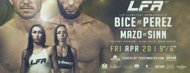 Twee Flyweight titels op het spel tijdens LFA 37 in Sioux Falls, South Dakota