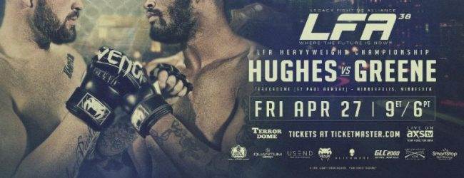 Heavyweight titel op het spel tijdens LFA 38 in Minneapolis, Minnesota