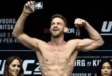 Pijnlijk verlies voor MMA veteraan Mike Pyle tijdens afscheidswedstrijd