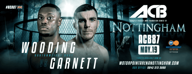 Britse vechters toegevoegd aan ACB 87 card in Nottingham