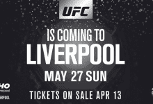 De UFC komt op 27 mei naar Liverpool
