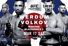 Uitslagen : UFN 127 London : Werdum vs. Volkov