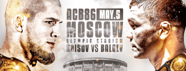 ACB komt met vier titelgevechten op ACB 86 card in Moskou