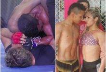 Transgender Anne Veriato schrijft geschiedenis en wint MMA gevecht