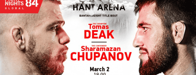Uitslagen : Fight Nights Global 84 : Deak vs. Chupanov