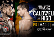 Uitslagen : Bellator 195 : Caldwell vs. Higo