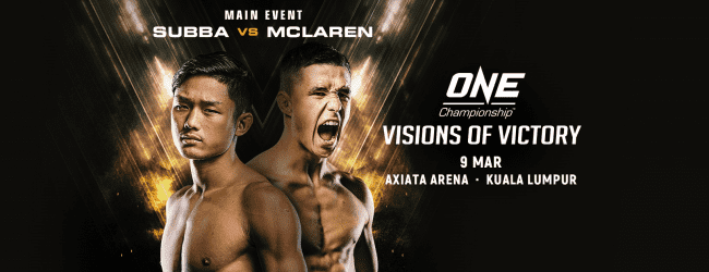 Uitslagen : ONE Championship 68 : Visions of Victory