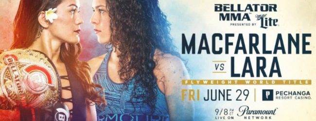 Ilima-Lei Macfarlane verdedigt titel tegen Alejandra Lara op Bellator 201