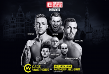 Europese toptalenten tijdens Cage Warriors 94 in Antwerpen