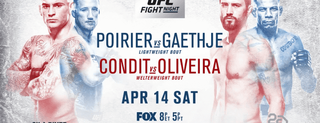 Uitslagen : UFC on FOX 29 Glendale : Poirier vs. Gaethje