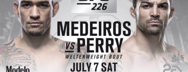 Violence Alert : Yancy Medeiros treft Mike Perry tijdens UFC 226 in Las Vegas