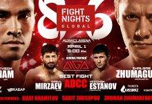 Uitslagen : Fight Nights Global 86 : Nam vs. Zhumagalov
