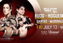 Julia Budd verdedigt titel tegen Talita Nogueira tijdens Bellator 202
