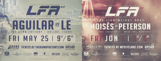 LFA 40 & 41 aangekondigd inclusief ”Title Unification Fight”