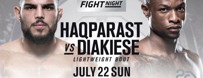Europees onderonsje tussen Marc Diakiese en Nasrat Haqparast tijdens UFC Hamburg