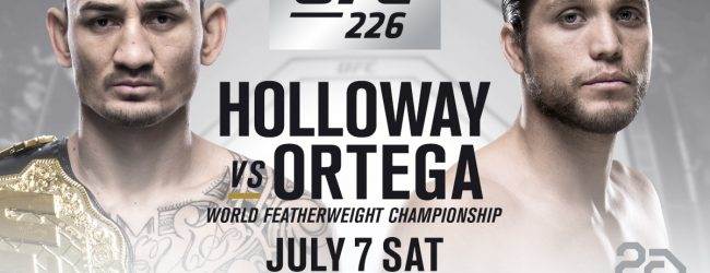 Featherweight Kampioen Max Holloway treft Brian Ortega tijdens UFC 226