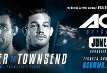 Cooper vs. Townsend & Fisher vs. Palomino toegevoegd aan ACB 88 in Brisbane