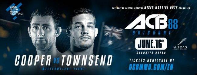 Cooper vs. Townsend & Fisher vs. Palomino toegevoegd aan ACB 88 in Brisbane