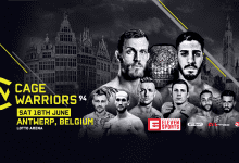 Twee nieuwe gevechten toegevoegd aan Cage Warriors 94 in Antwerpen