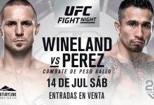 Eddie Wineland treft Alejandro Perez tijdens UFC Fight Night 133 in Boise, Idaho