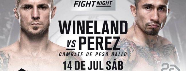 Eddie Wineland treft Alejandro Perez tijdens UFC Fight Night 133 in Boise, Idaho