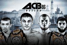 Uitslagen : ACB 86 : Moscow