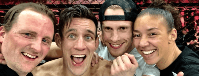 Duane van Helvoirt treft Japanse MMA legende Caol Uno tijdens Shooto 30th Anniversary