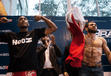 Geen succes voor Brian Hooi en Anthony Engelen tijdens Brave CF 12 in Jakarta