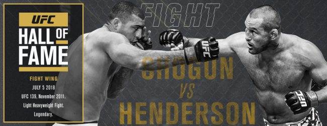 Shogun vs. Henderson I komt in de UFC Hall of Fame (Fight Wing)