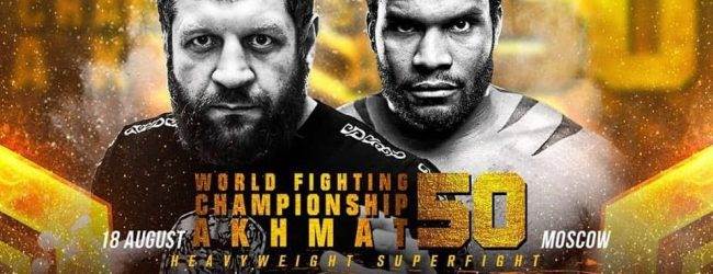 Alexander Emelianenko vs. Tony Johnson Jr. voor WFCA 50 in Moskou