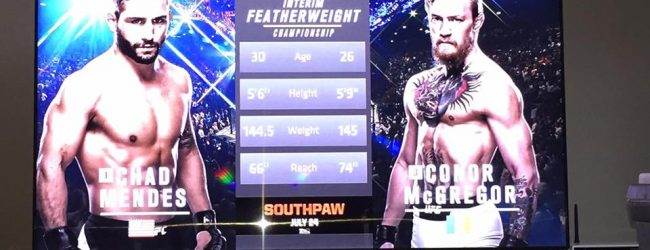 Dalende kijkcijfers voor UFC Pay-Per-View evenementen