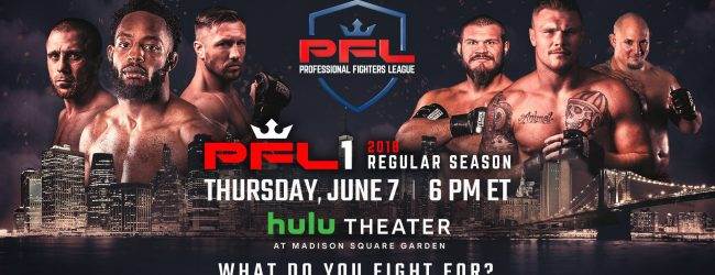 Uitslagen : PFL 2018 Regular Season : Event 1