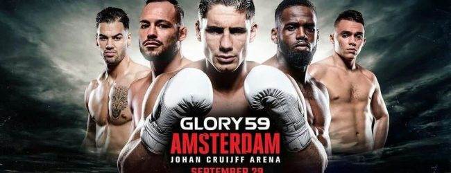 Nieuwe GLORY 59 Amsterdam poster met Robin van Roosmalen en Yousri Belgaroui