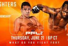 Uitslagen : PFL 2018 Regular Season : Event 2