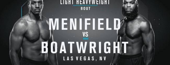 Uitslagen : DWTNCS Seizoen 2 – Week 1 : Menifield vs. Boatwright