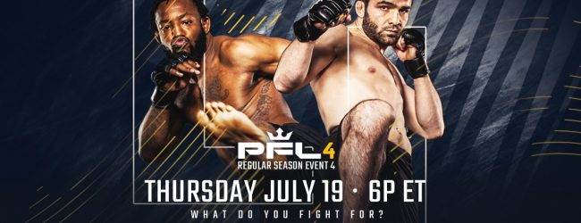 Uitslagen : PFL 2018 Regular Season : Event 4