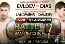 Uitslagen : M-1 Challenge 95 : Battle in the Mountains 7