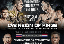 Brown Pinas morgen in actie tijdens ONE: Reign of Kings