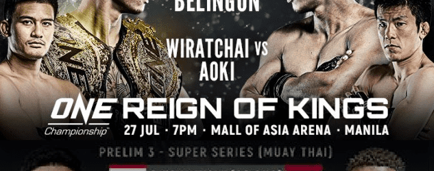 Brown Pinas morgen in actie tijdens ONE: Reign of Kings