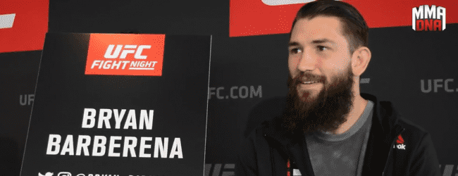 Bryan Barberena maakt opwachting tegen Randy Brown tijdens UFC Greenville