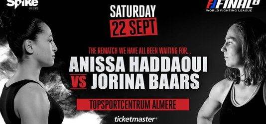 Rematch tussen Anissa Haddaoui en Jorina Baars tijdens WFL Final 8