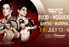 Uitslagen : Bellator 202 : Budd vs. Nogueira