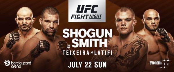 Anthony Smith vervangt Volkan Oezdemir tijdens het Main Event van UFC Hamburg